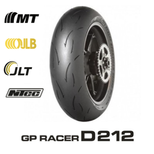 PNEU PISTE DUNLOP D212 GP RACER 180 190 200 GOMME MEDIUM OU ENDURANCE