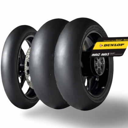 SET OF 1 FRONT + 2 REAR MOTO2 HARD