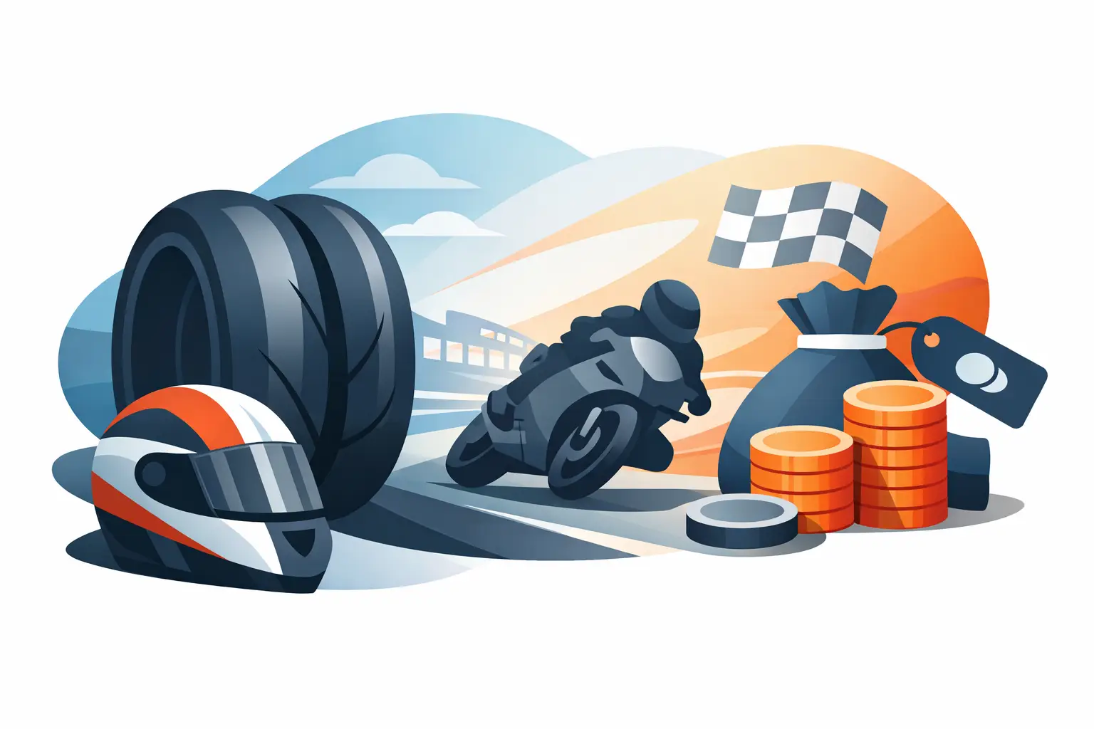 Prix pneu slick moto compétition : que payer ?