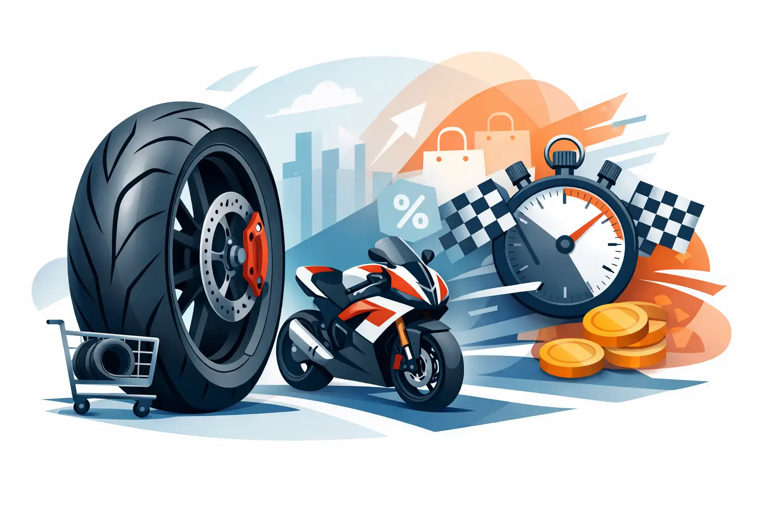 Vente flash pneu moto racing: bien acheter
