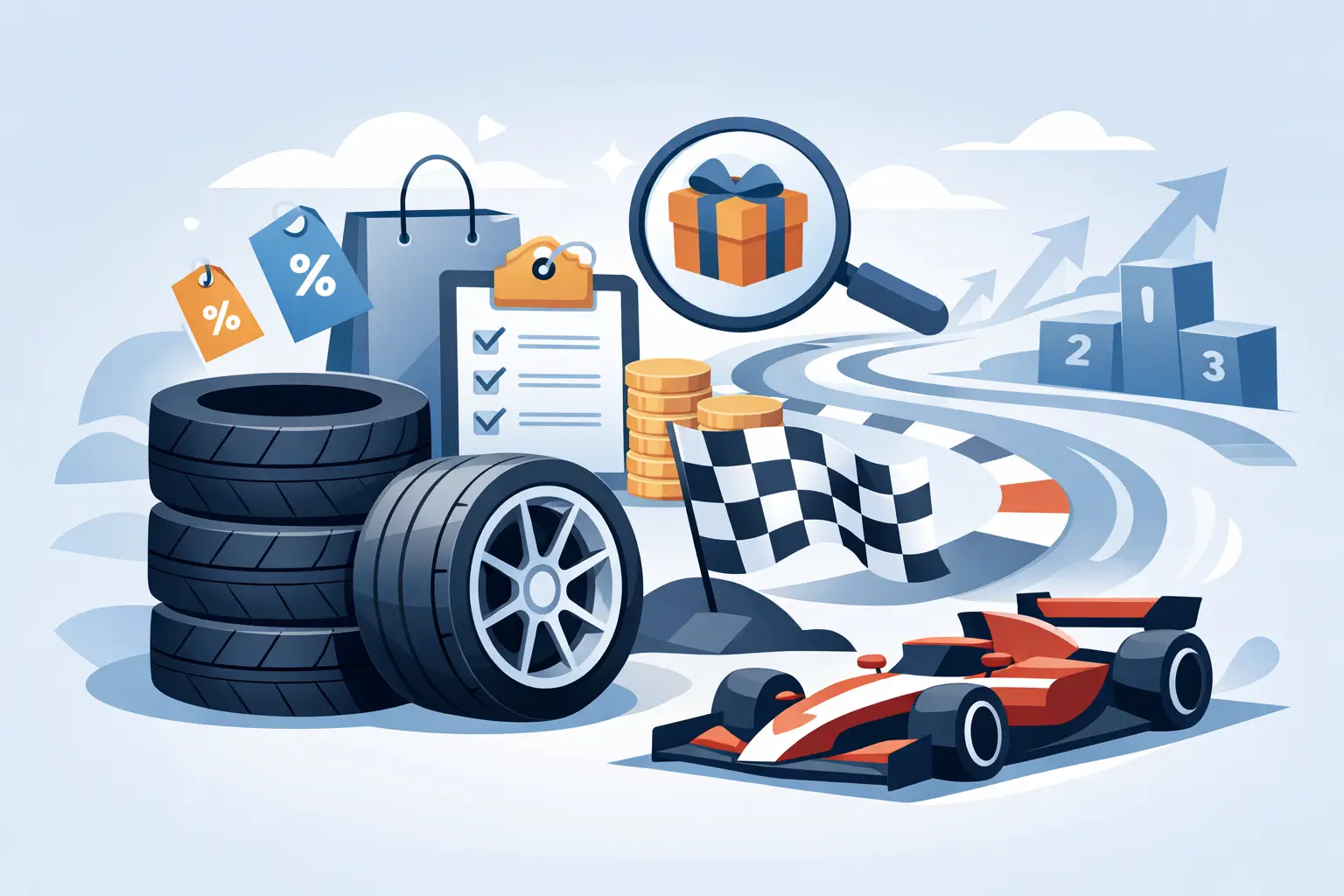Meilleures promos pneus racing : où gagner