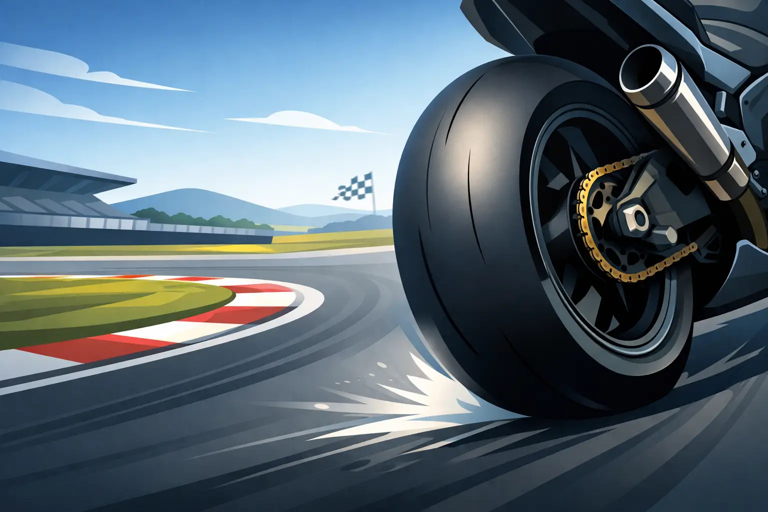 Dunlop KR108 le slick arrière pour rouler fort