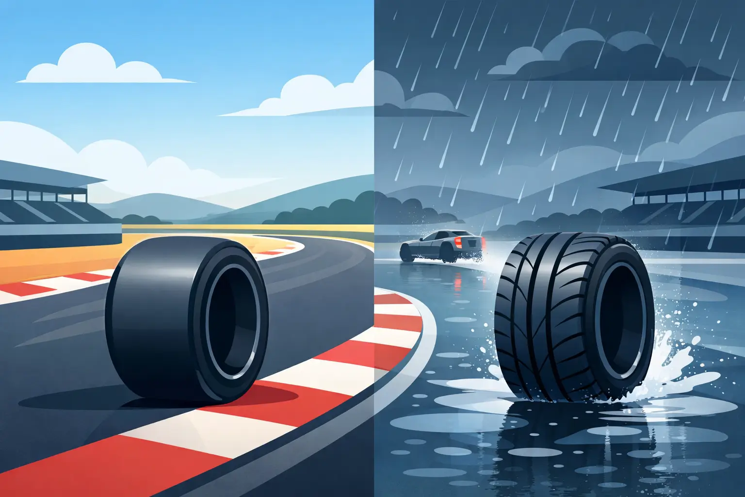 Slick ou pluie circuit : comment choisir