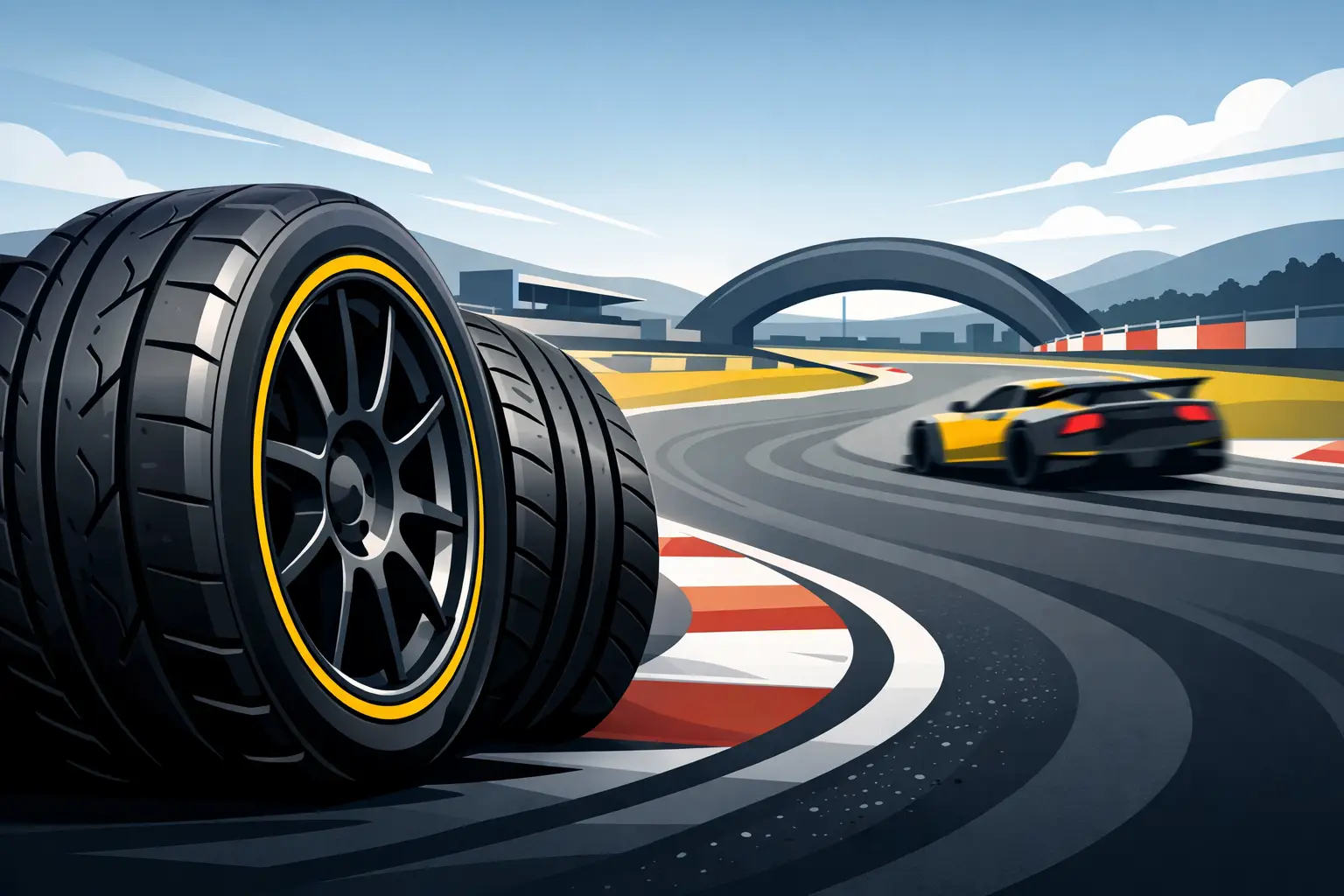 Pneus racing Dunlop pour rouler vite au circuit