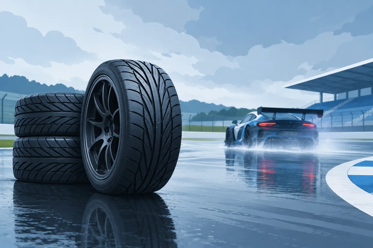 Meilleurs pneus pluie endurance pour la piste