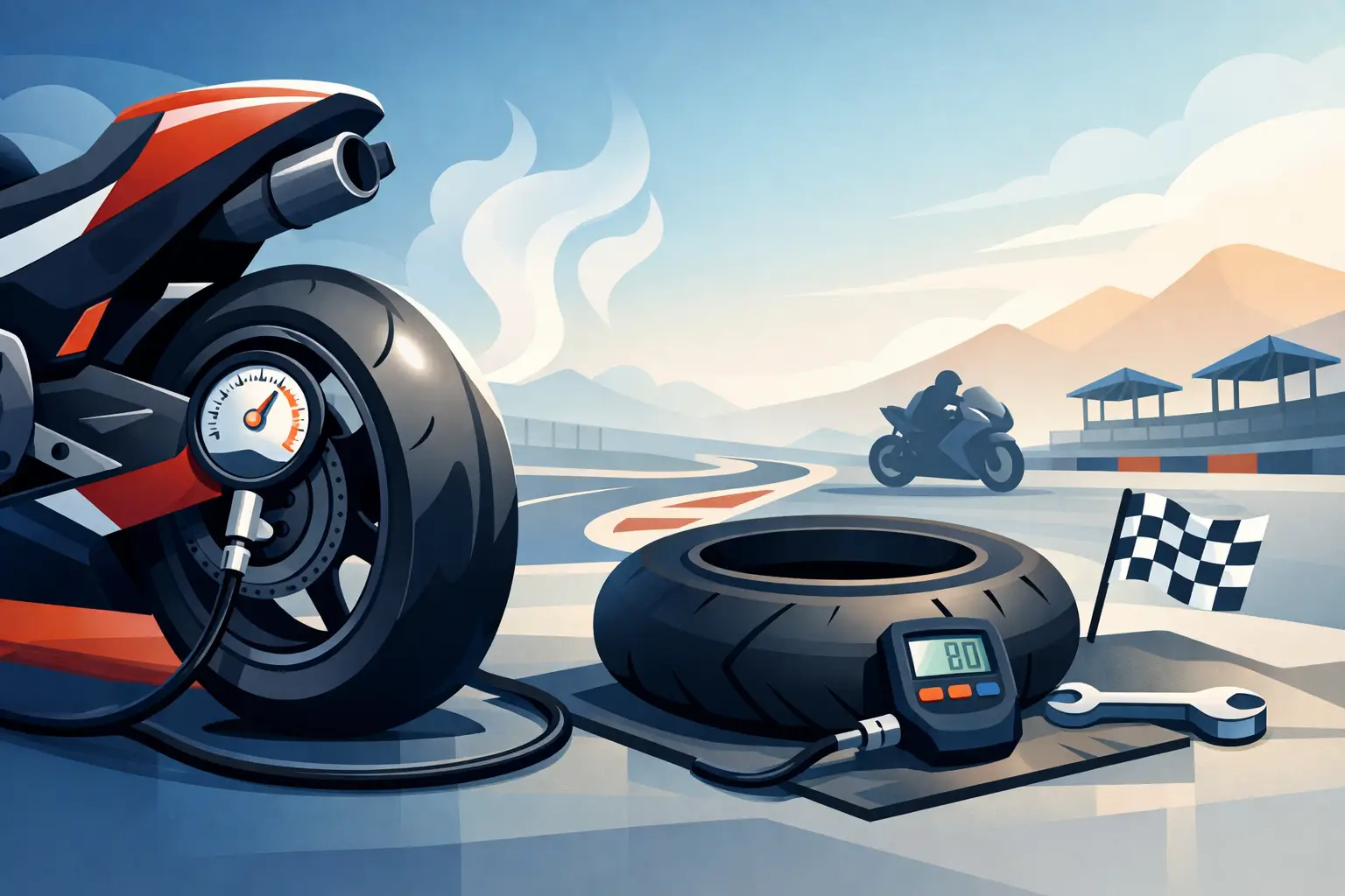 Pression pneu Moto2 à chaud : quel réglage ?
